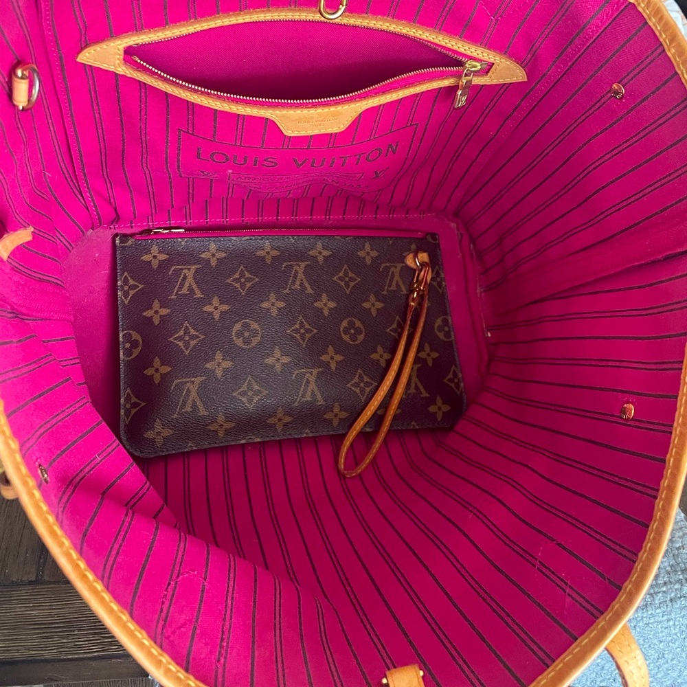 Louis Vuitton Neverfull MM monogram peony
